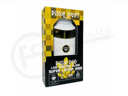 PIXIE POD 4G SUPER LEMON HAZE DISPOSABLE | PIXIE DUST THCA LIVE DIAMOND BLEND