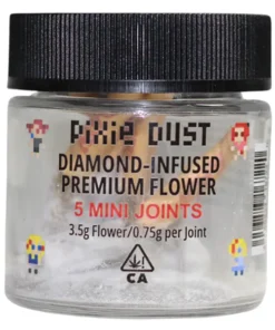 Pixie Dust Diamond Infused Flower 3.5g THCA Mini Joints Gelato